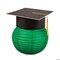 Hanging Paper Lantern with Graduation Cap Decorating Kit 12 Pc